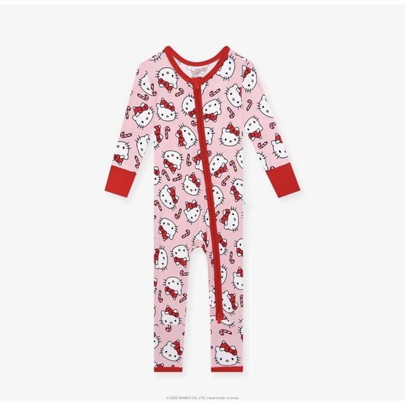 Posh Peanut Hello Kitty Candy Cane Convertible Romper Size 12-18 months VGUC - Picture 1 of 5